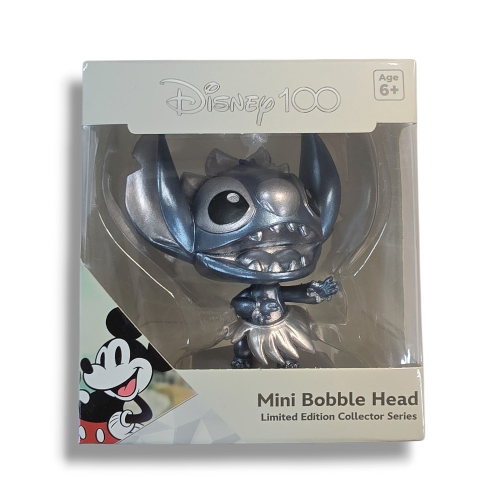 Disney 100 Mini Bobble Head STITCH Limited Edition Collector Series NIB